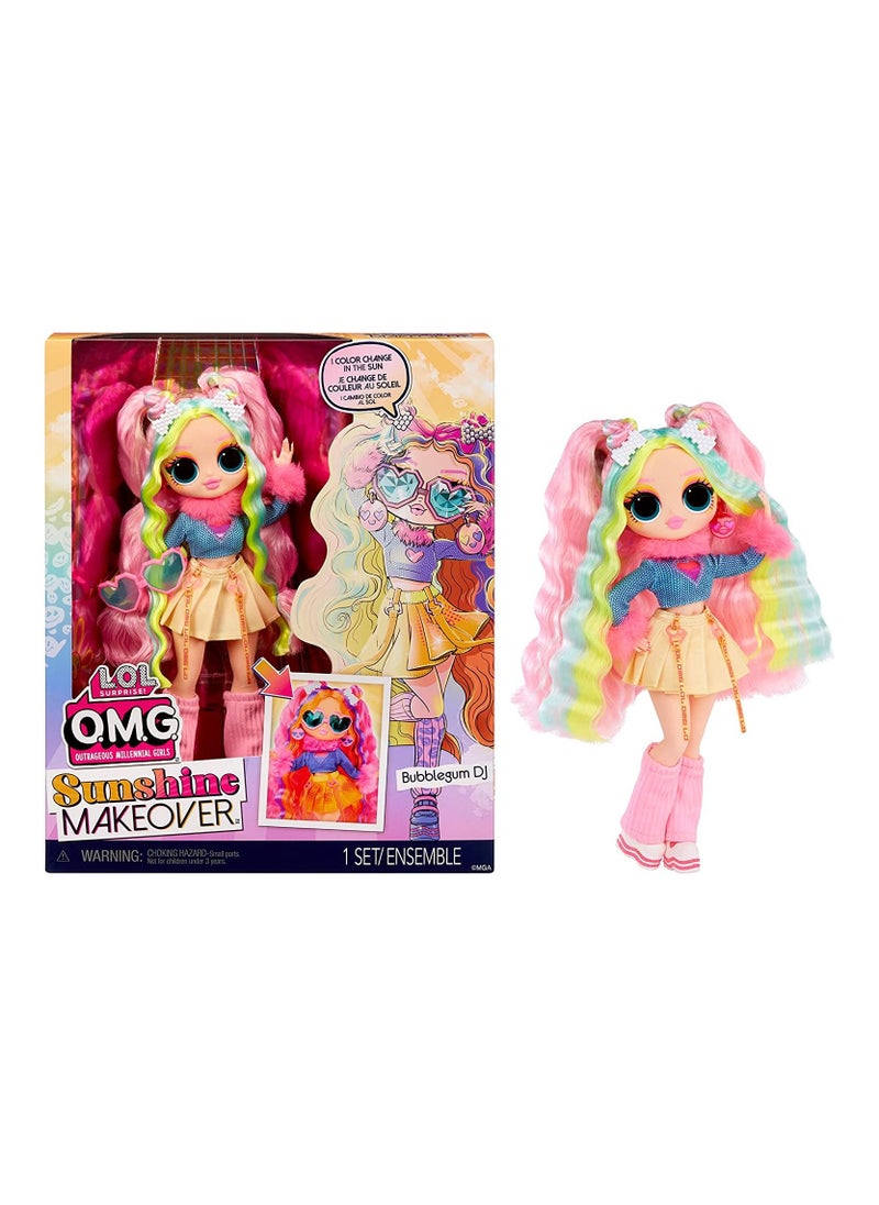 L.O.L. SURPRISE! Sunshine Makeover - Bubblegum DJ Fashion Doll  - Image 1