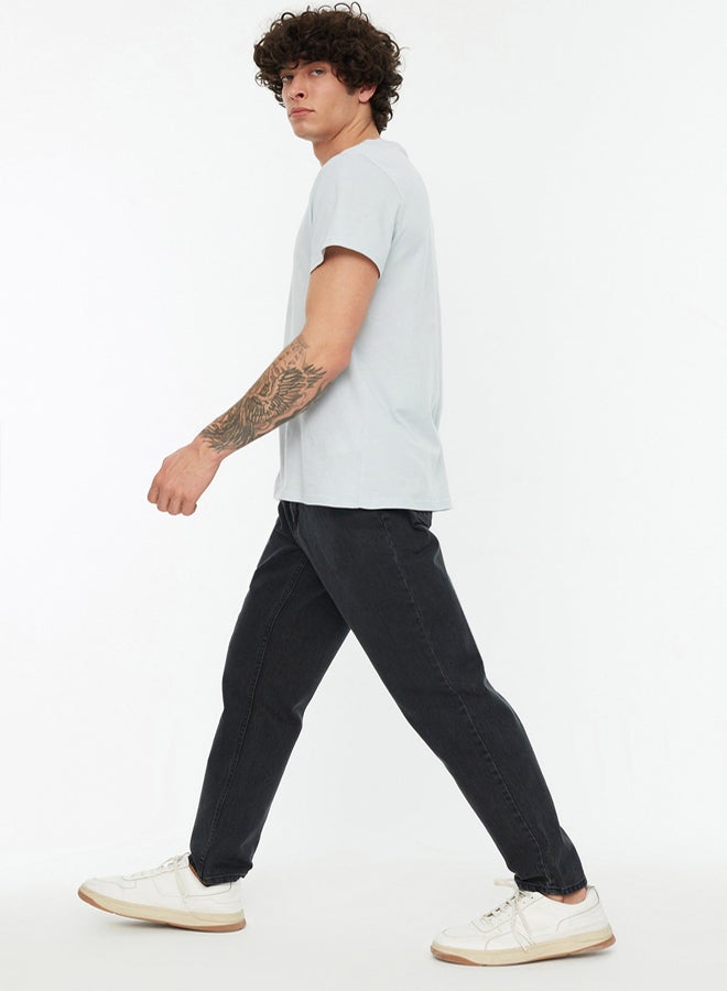 trendyol Men's Black Relax Fit Boyfriend Jeans Jeans Pants - Image 4