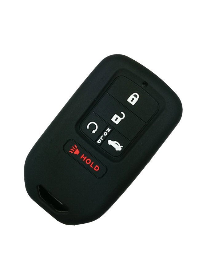Coolbestda Silicone Key Fob Cover Case Skin Jacket Holder Full Protector for 2018 2019 2020 2021 Honda Accord Civic CR-V CRV Pilot EX EX-L Touring Premium A2C81642600 - Image 1