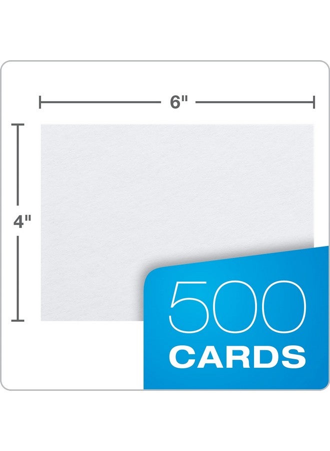 Oxford Index Cards, Index Cards, Blank on Both Sides, White, Cards (40177), 4x6,100 Count (Pack of 5) - Image 3