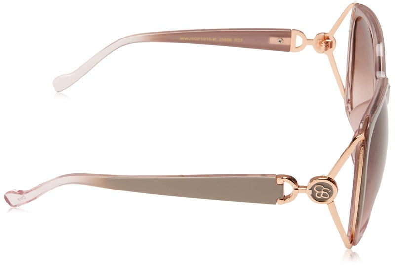Jessica Simpson Womens J5686 Oversized Square Sunglasses With Uv400 Protection. Glam Gifts For Her, 56 Mm, Rose Fade, 56 Mm US - Image 3
