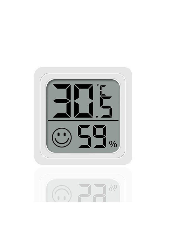ماركة غير محددة ساعة صغيرة لدرجة الحرارة والرطوبة - شاشة LCD مقاس 2.5 بوصة ، وأجهزة استشعار عالية الحساسية ، وشاشة عرض إبداعية للتعبيرات ، وحامل على الحائط ، وبطارية تدوم طويلا  - Image 1