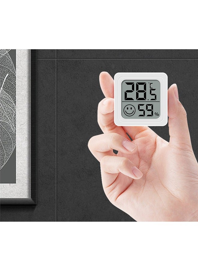 ماركة غير محددة ساعة صغيرة لدرجة الحرارة والرطوبة - شاشة LCD مقاس 2.5 بوصة ، وأجهزة استشعار عالية الحساسية ، وشاشة عرض إبداعية للتعبيرات ، وحامل على الحائط ، وبطارية تدوم طويلا  - Image 3