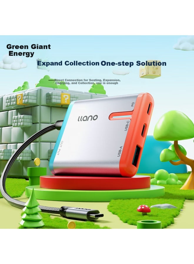 llano بطاقة التقاط الفيديو Llano Switch المحمولة قاعدة Usb3.0 تسجيل الألعاب لجهاز آيباد اللوحي حاملة الكمبيوتر المحمول محطة توسيع التلفاز - Image 1