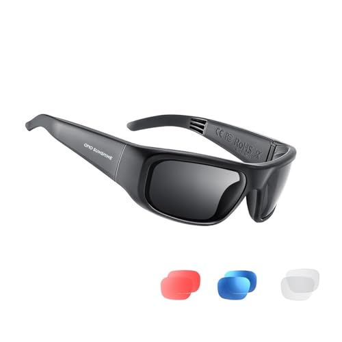 OhO sunshine Bluetooth Audio Sunglasses Lightweight Open Ear Sport Glasses 10H Playtime UV400 ANSI Z871 Water Resistant with Voice Control - Image 1