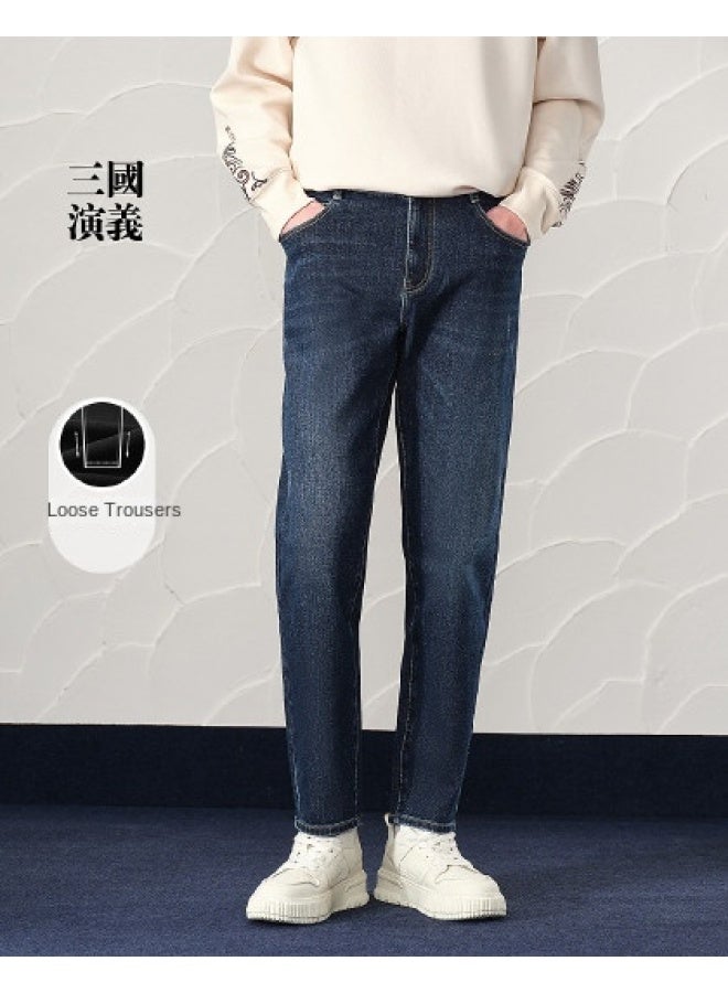 HLA Tapered Version】spring And Autumn Romance Five-pocket Durable Comfort Men's Jeans - Image 1