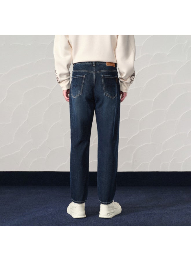 HLA Tapered Version】spring And Autumn Romance Five-pocket Durable Comfort Men's Jeans - Image 5