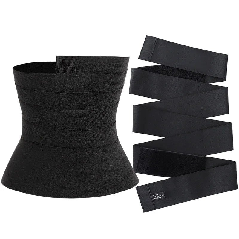 Bluejw Ladies Waist Trimmers Body Shaper - Tummy Control Belt Wrap for Women - Slimming Waist Trainer - Image 3
