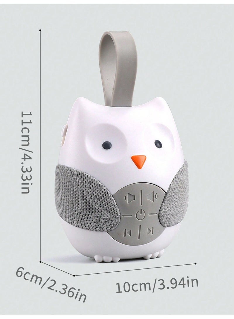 insular Owl White Noise Machine, Baby Sleep Soother with 3 Timer Settings, Portable Crib Hanging Toy with Soft Silicone Strap, Calming Sound Machine for Stroller Car Seat Travel, 0-3 Years (Owl) - Image 5
