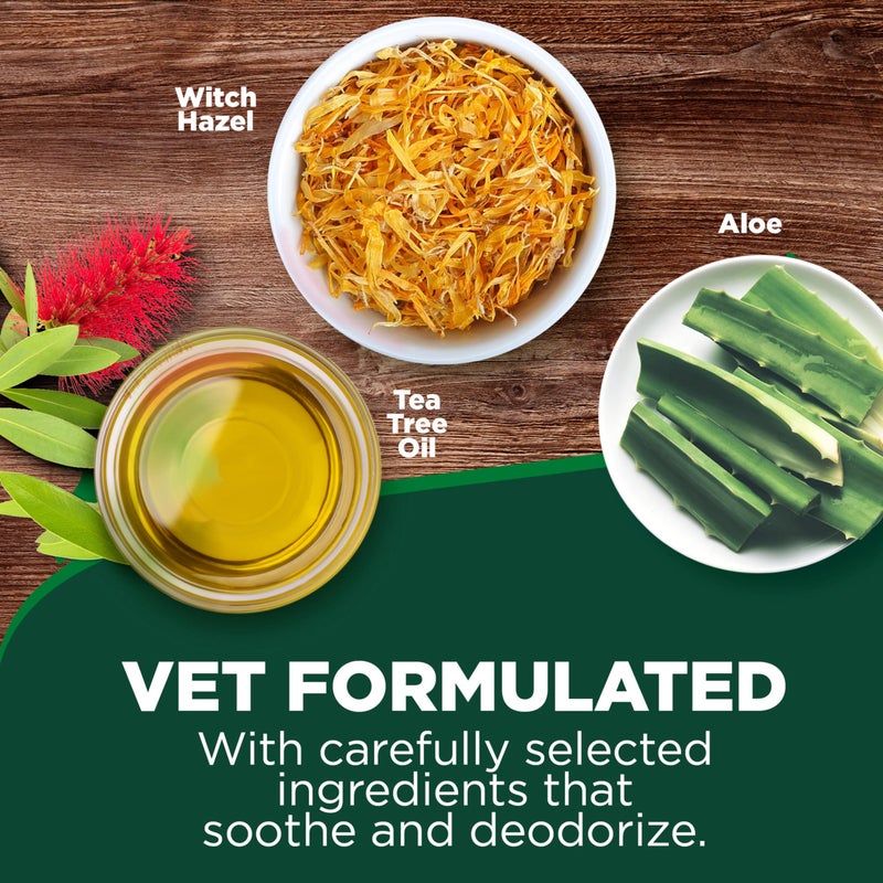 Vet's Best Ear Relief Finger Wipes, Ear Cleansing Finger Wipes for Dogs, Sooths & Deodorizes, 50 Disposable Dog Wipes - Image 5