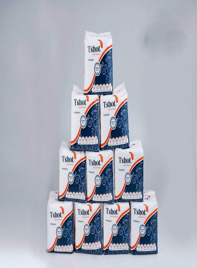 Tshot PRIME PACK Soft Facial Tissue Paper (Each Pack 100 Tissue) (Pack Of 10) - Image 1