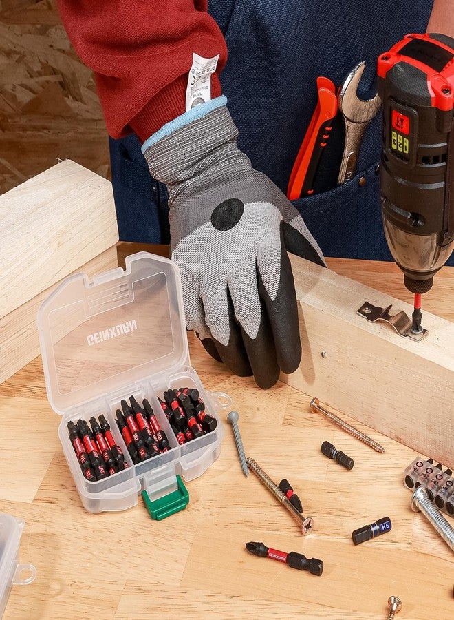 Geinxurn Multi Impact Screwdriver Bits Set, 41pieces Magnetic S2 Steel Multi Phillips/Square/Torx Insert Power Bits Tips and Impact Bit Holder with Storage Box - Image 4
