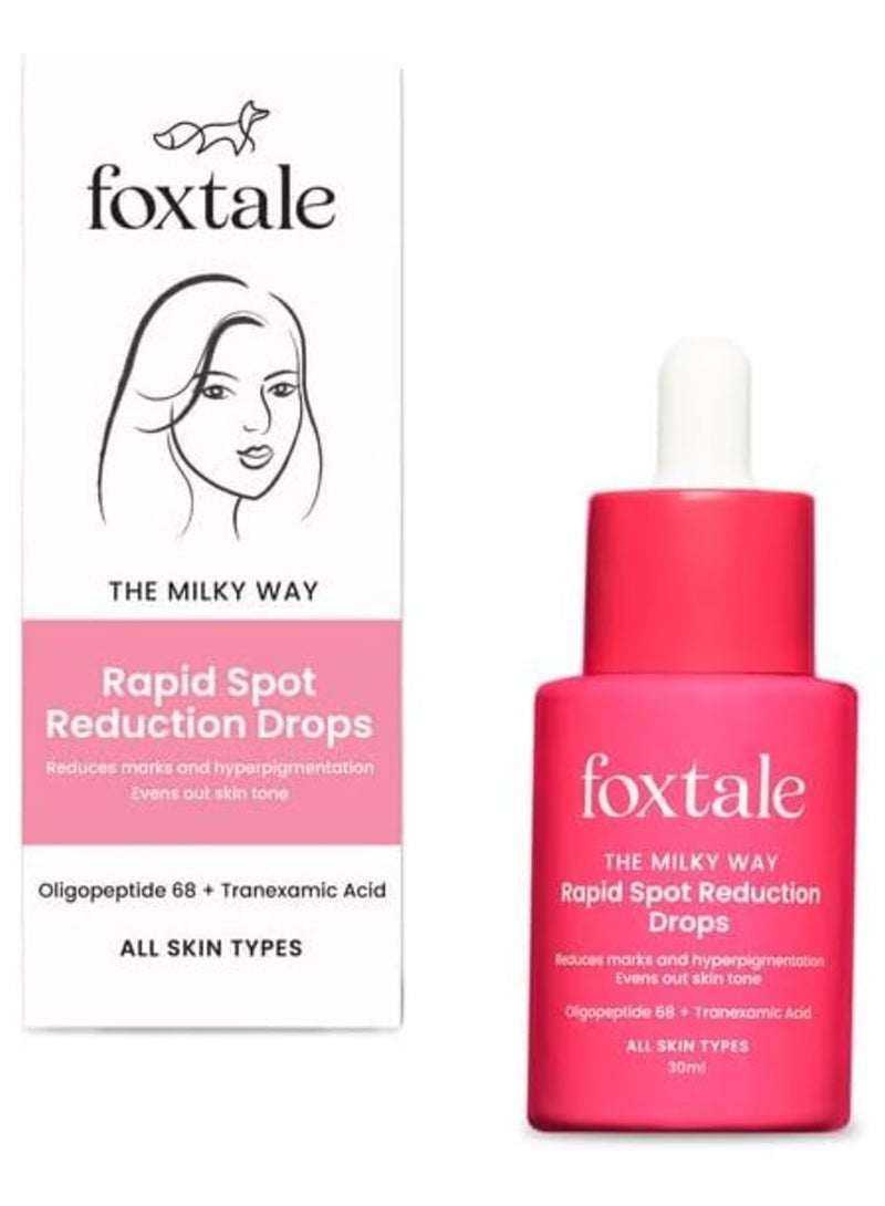 foxtale 3% Tranexamic Acid Face Serum with Peptides & Niacinamide for Hyperpigmentation, Reduces Marks & Dark Spots, Evens Out Skin Tone, All Skin Types, Men and Women - 30 ml - Image 1
