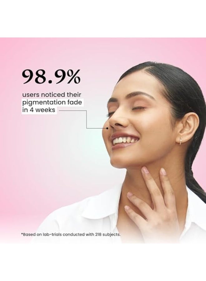 foxtale 3% Tranexamic Acid Face Serum with Peptides & Niacinamide for Hyperpigmentation, Reduces Marks & Dark Spots, Evens Out Skin Tone, All Skin Types, Men and Women - 30 ml - Image 2