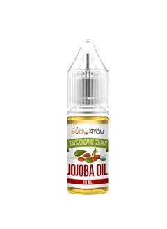 BodyJ4You BodyJ4You 100% USDA Organic Jojoba Oil Piercing Aftercare - Stretched Ear Gauges Tragus Nose Septum Lip Navel - Natural Recovery Skin Moisturizer - Pure Unrefined Wax - Dropper Bottle 0.34 Fl Oz 