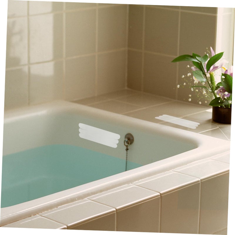 12 Pcs Transparent Non Slip Stickers For Bath Safety Shower Stairs And Floor - Image 4