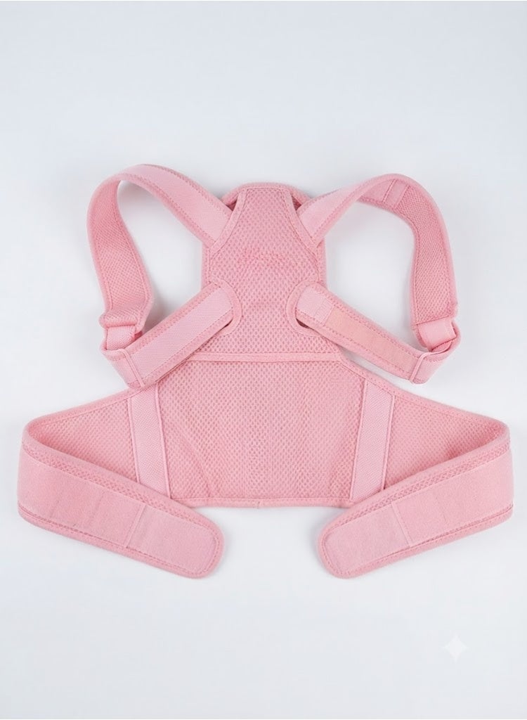 Full Back Posture Corrector Brace for Women, Adjustable Shoulder Support and Spine Alignment Brace for Upper and Lower Back Comfort, Large