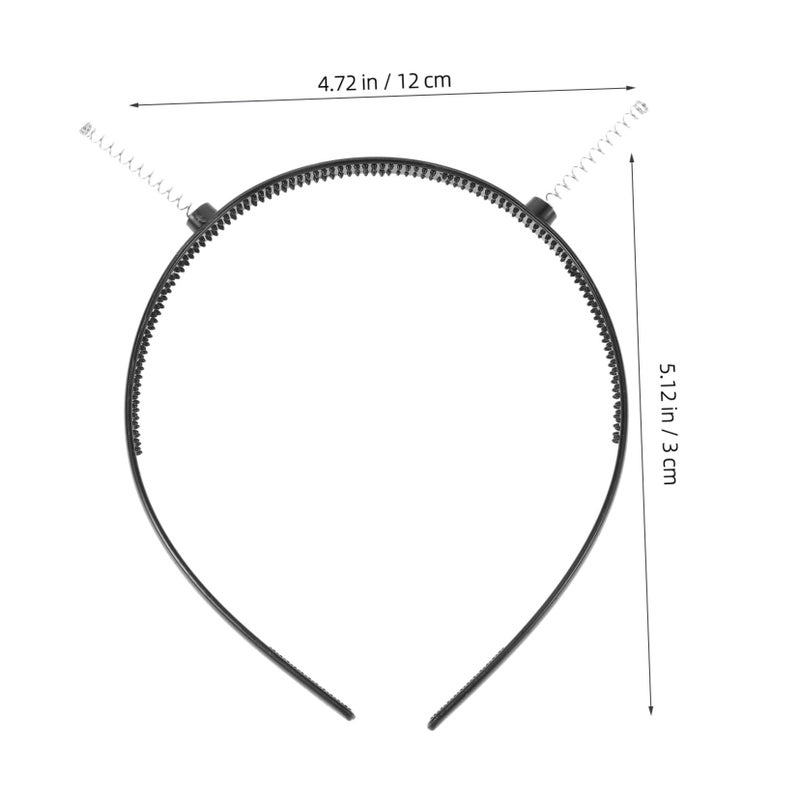 عصابة رأس شبه مصنعة ذات أسنان DIY إكسسوارات شعر غير قابلة للانزلاق للنساء والفتيات - Image 3