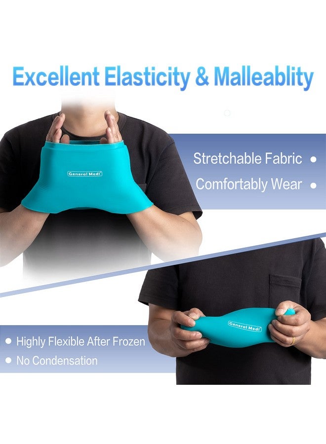 General Medi Headache & Migraine Ice Wrap Cap, Cold Therapy Migraine Relief Hat, Headache Ice Hat Cold Compress, Great For Puffy Eyes, Tension, Sinus & Stress Relief (Blue) - Image 2