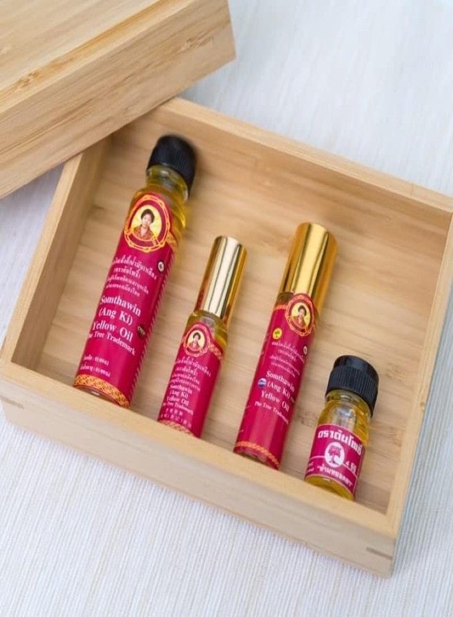 Hani Po™ Somthawin Thai Yellow Massage Natural Herb 5cc.Roll - Thailand Product - Pack of 1Pain relief balm | Oil for elder women | Men Pain relief balm for adult | Pain relief oil for women | Mens | Pain relief balm for girls | boys - Imported Products - Image 5