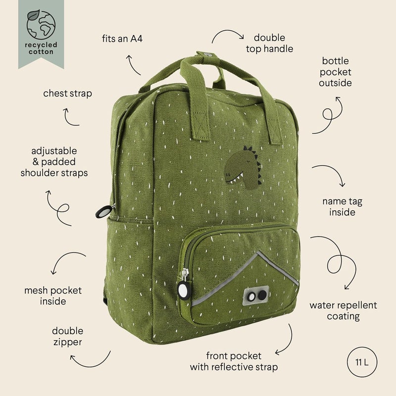 Trixie Large Backpack for Kids - Mr. Dino Design - Image 5