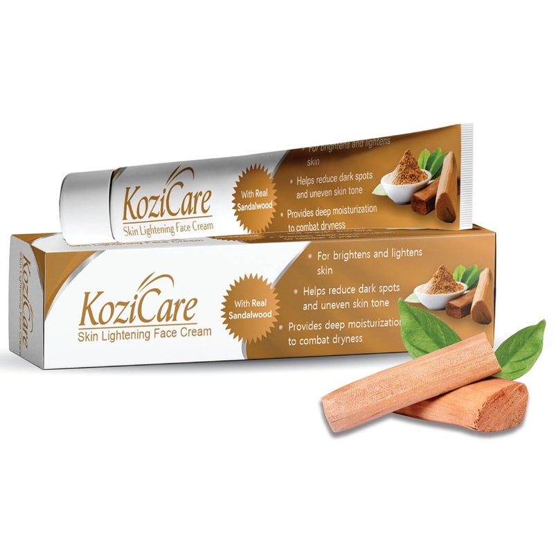 Kozicare Kojic Acid Cream Real Sandalwood Moisturizer For Dry Skin Detan Tan Removal Face For Summer Daily Use Face For Women Men 15gm - Image 1