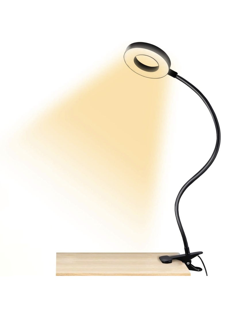 Ring Light with Clamp， For Video Conference Lighting, Computer Webcam, USB LED Laptop Light for Zoom Meetings Reading with 3 Color 10 Dimming Level  - Image 2