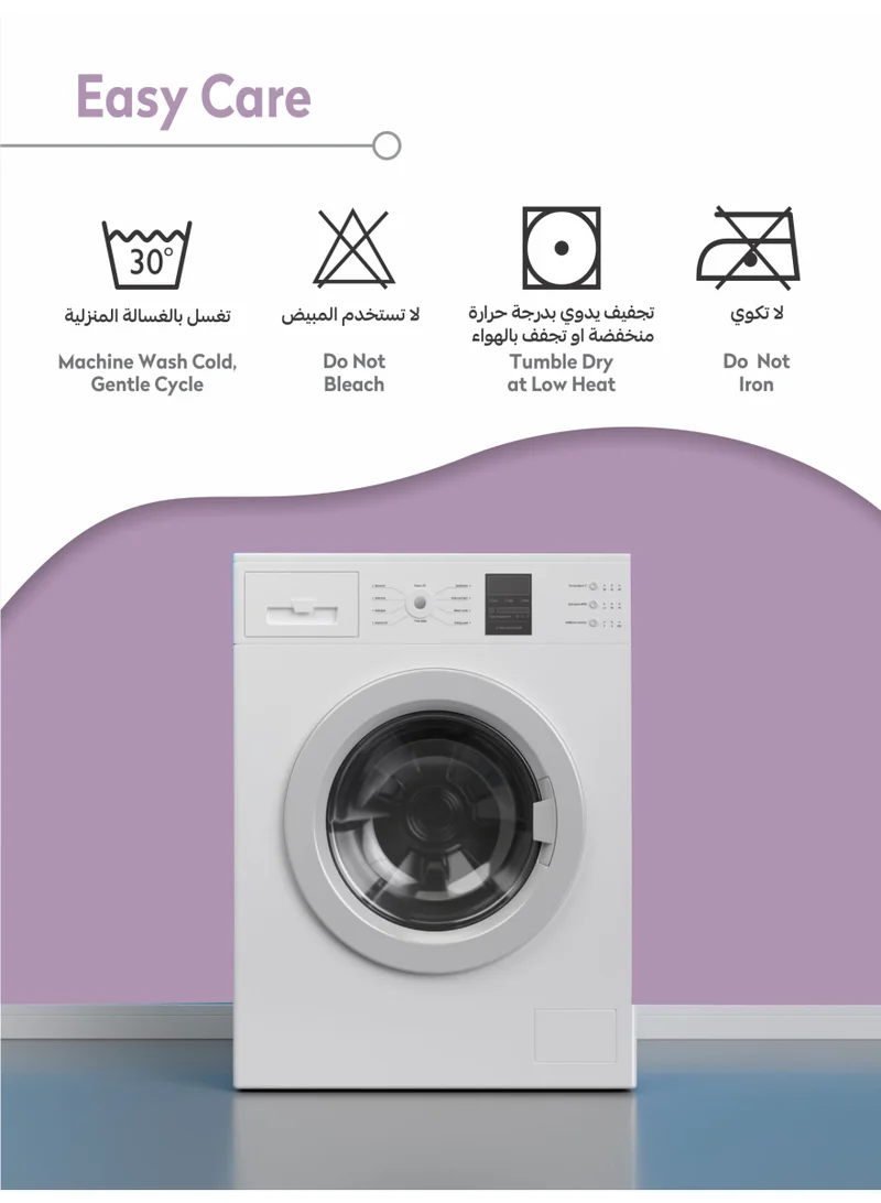 دوناتيلا طقم مفرش سرير 4 قطع مقاس مفرد ونص يناسب سرير 120×200 , تصميم مشجر انيق , مايكروفايبر فائق النعومة , يناسب جميع الفصول