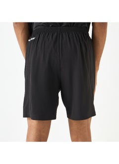Kappa Kappa Logo Print Shorts with Elasticated Waistband and Pockets  - Image 4