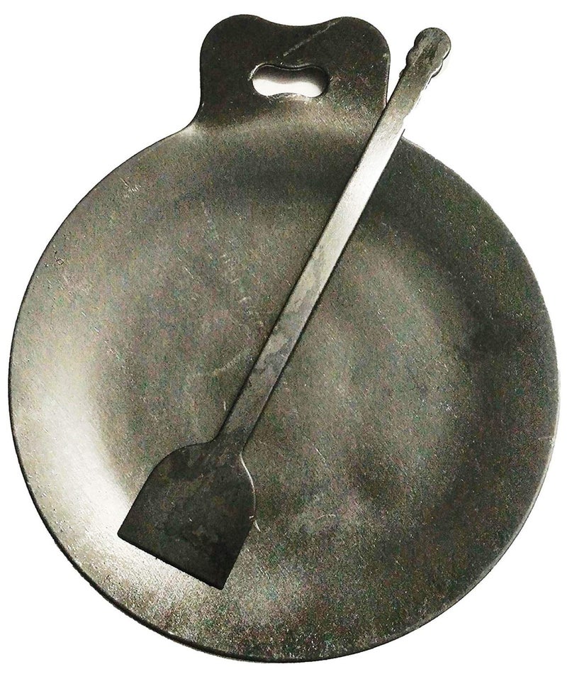 Jayam Traditional Jayam Traditional Iron Dosa Kallu/Tawa Special with Turner 2.5KG  - Image 1