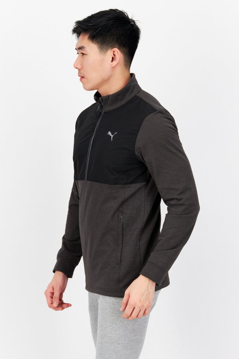 PUMA Men Sportswear Fit Training Sweatshirt, Black - Image 3