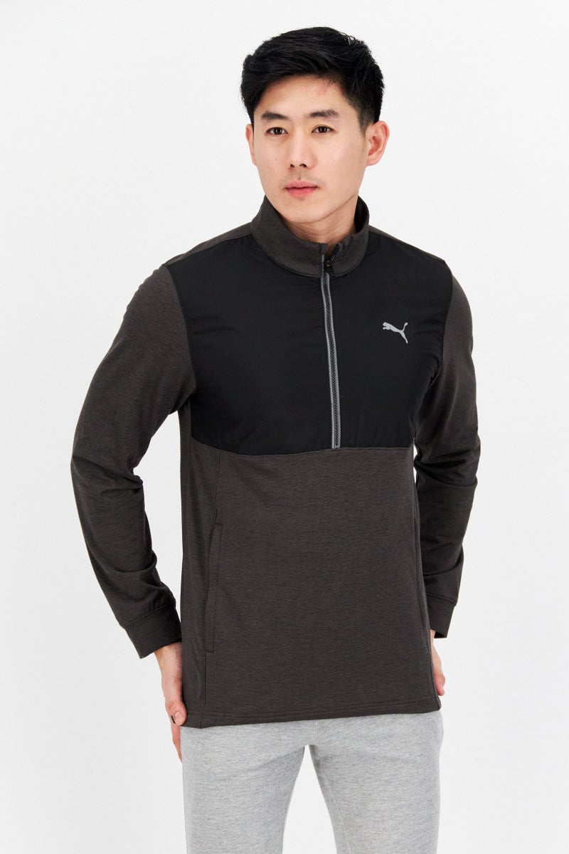 PUMA Men Sportswear Fit Training Sweatshirt, Black - Image 1