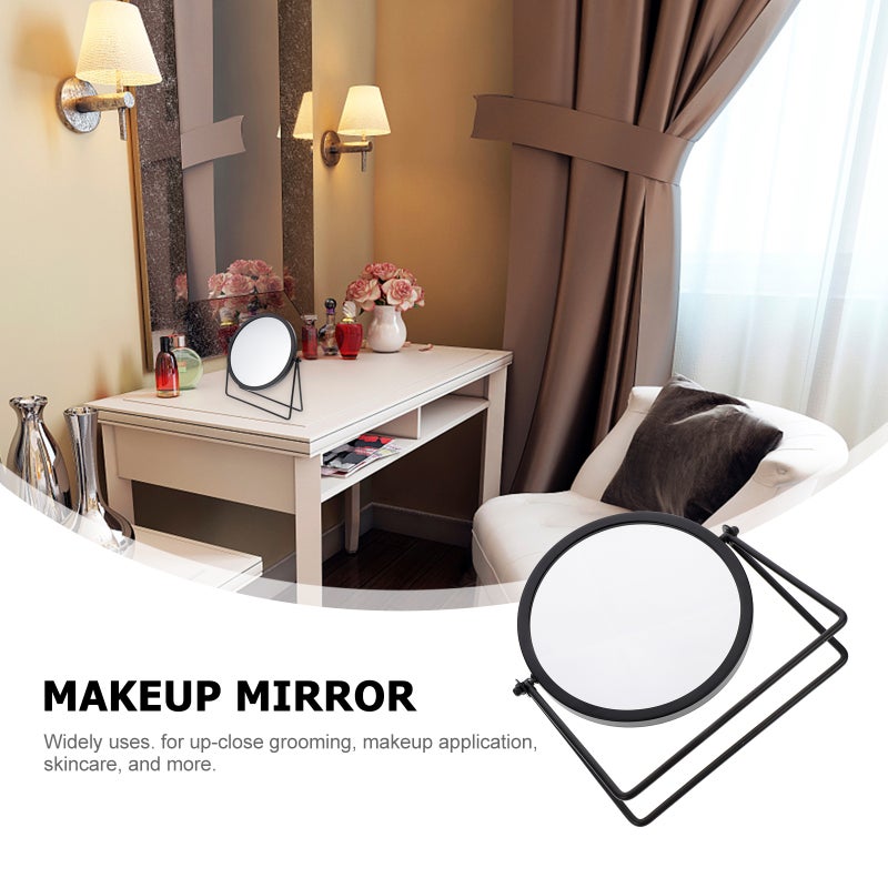 💄 مرآة مكياج بتصميم دوار ناعم للاستخدام في غرفة النوم - Image 2