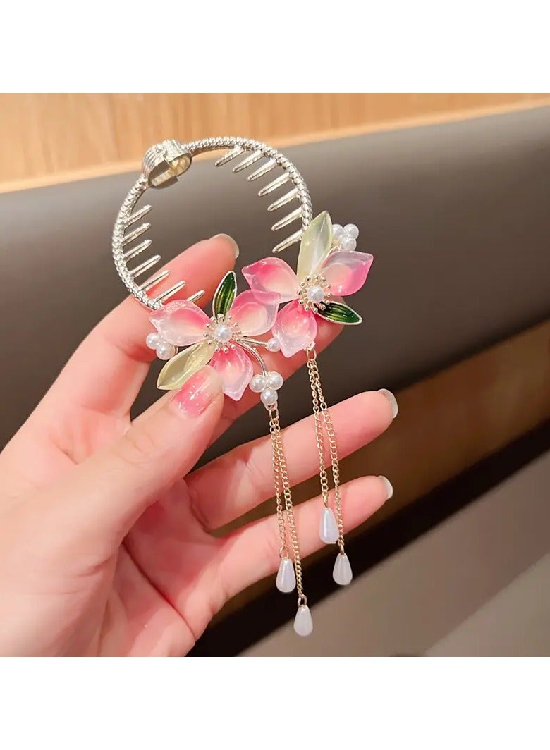 KM Bon Tassel Hair Stylish and trendy clip suitable for all ages - Image 4