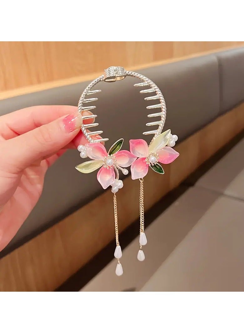 KM Bon Tassel Hair Stylish and trendy clip suitable for all ages - Image 1