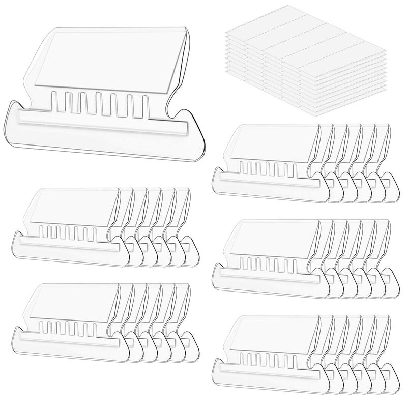 PAXCOO File Folder Tabs, Paxcoo 50 Sets Hanging File Folder Labels Tabs and Inserts for Hanging Folders - Image 1
