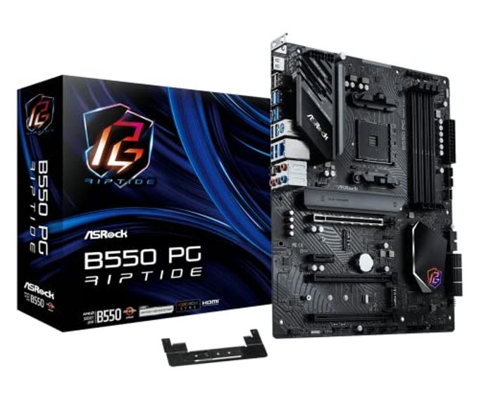 ASRock Amd B550 Pg Riptide Atx Motherboard Dual Channel Ddr4 4933 Mhz Am4 Socket 128 Gb Sata3 6.0 Gb/S M.2 - Image 4