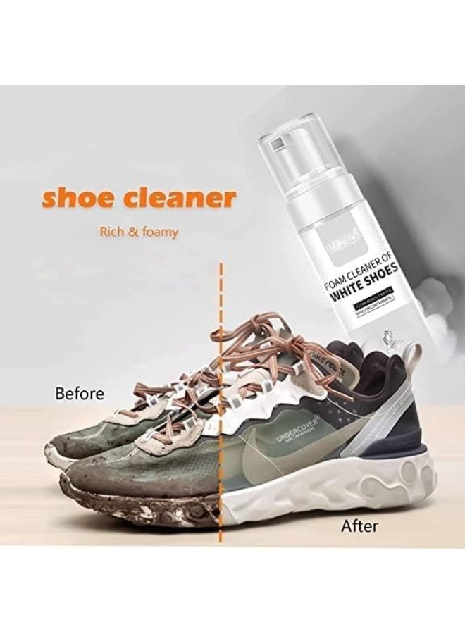 Shoe Cleaner and Fabric Cleaner Foam Solution | Works on Leather, Whites, Nubuck, Golf Shoes, Basketball Shoes, Boots, Sandals, Home and Car Upholstery - Image 4