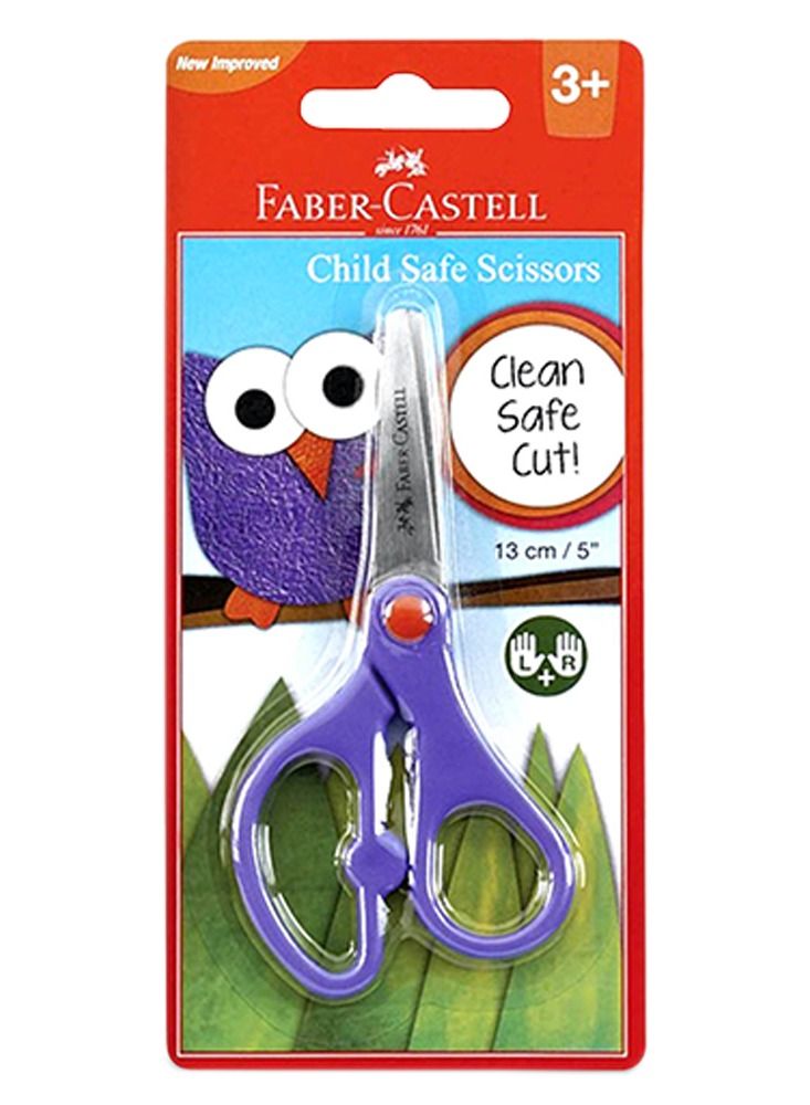 FABER-CASTELL 1-Piece Child Safe Scissors Assorted Colors - Image 2