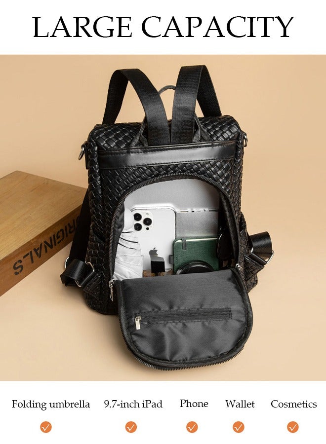 DUNISO 2 in 1 Women's Backpack Fashionable Travel Backpack For Women Large Capacity School Backpack Shoulder Bag with Detachable Shoulder Strap For College Girls Students - Image 4