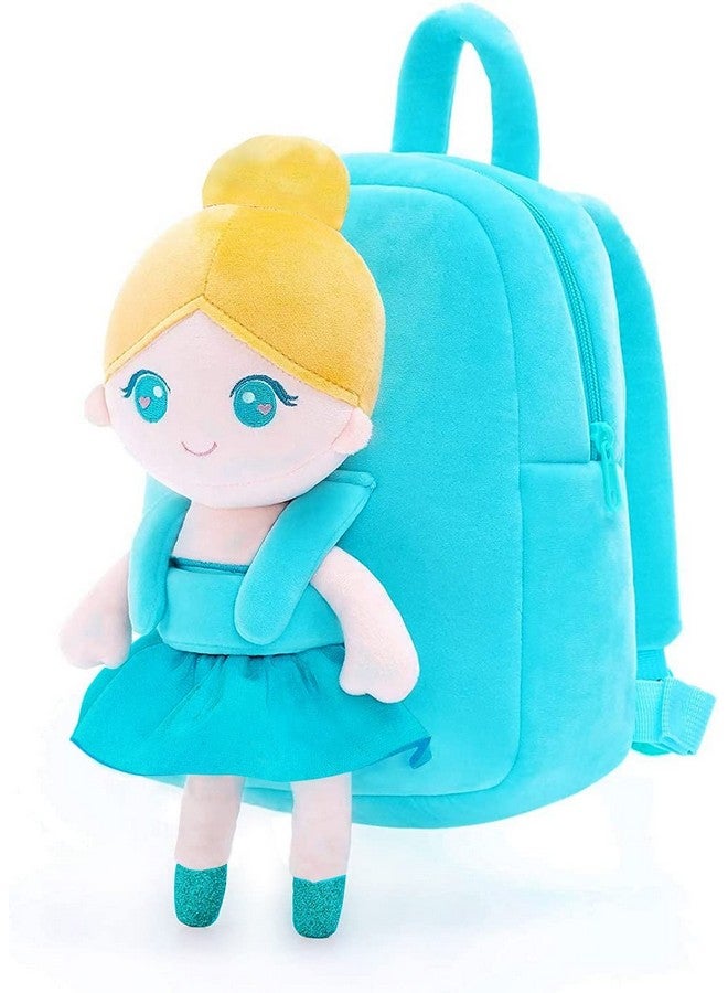 فرانتك حقيبة مدرسية ناعمة للسفر برسومات كرتونية على شكل حيوانات للأطفال، حقائب ظهر من القطيفة الناعمة للأولاد والبنات من عمر 2 إلى 5 سنوات، مناسبة لغرف الأطفال/الأولاد/الفتيات، ومرحلة ما قبل المدرسة، والنزهات (Sky_Ballerinadoll) - Image 3