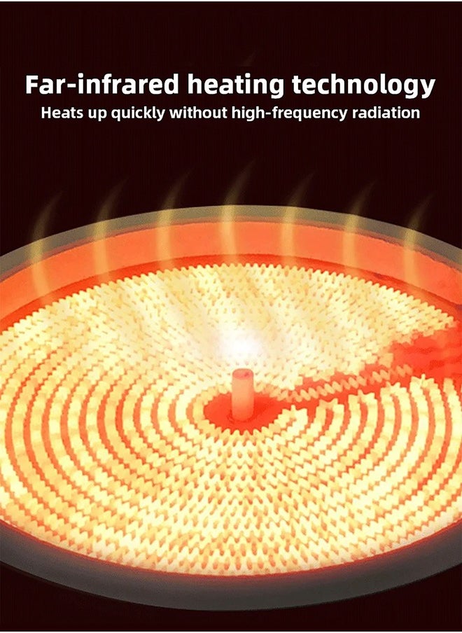 LAC - Electric Infrared Induction Cooktop Stove,Power range from 100W to 3500W,Compatible with All Cookware,Heat-Up In 5S with Cooking Timer,LED Screen,One-piece Panel for Easy Cleaning - Image 1