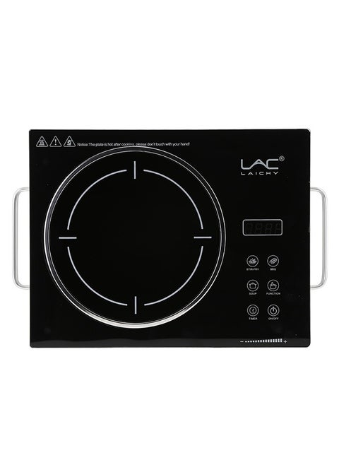 Electric Infrared Induction Cooktop Stove,Power range from 100W to 3500W,Compatible with All Cookware,Heat-Up In 5S with Cooking Timer,LED Screen,One-piece Panel for Easy Cleaning