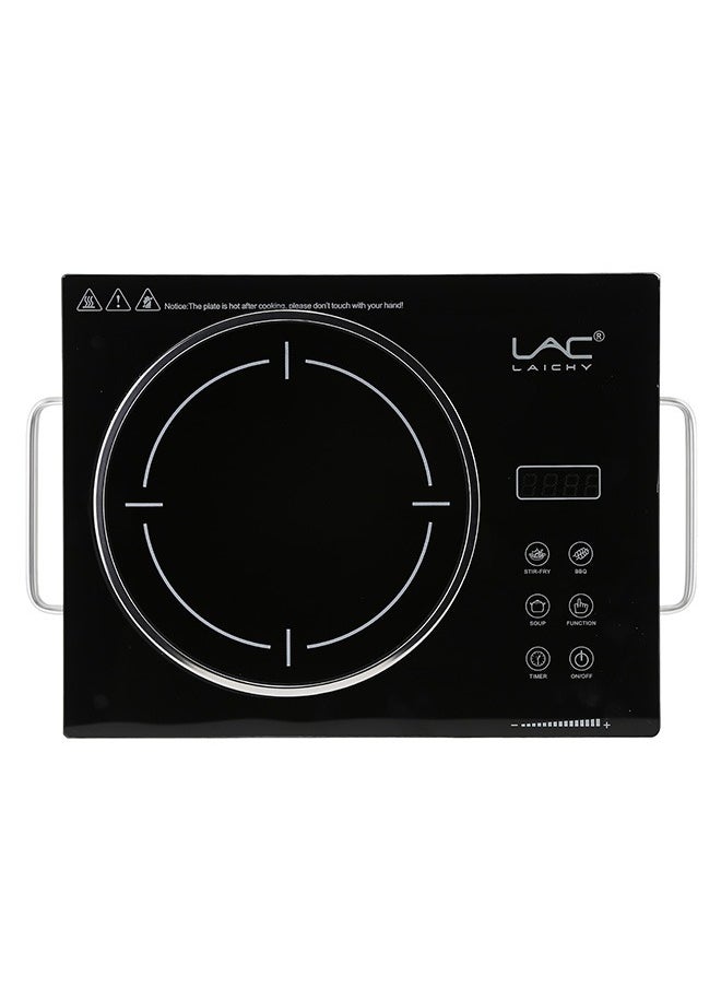 LAC - Electric Infrared Induction Cooktop Stove,Power range from 100W to 3500W,Compatible with All Cookware,Heat-Up In 5S with Cooking Timer,LED Screen,One-piece Panel for Easy Cleaning - Image 1