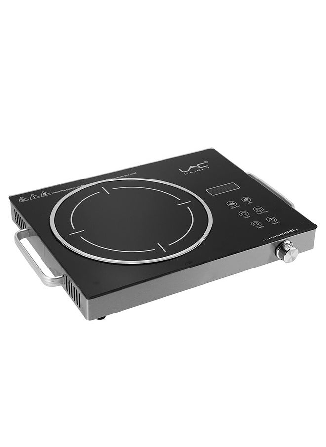 LAC - Electric Infrared Induction Cooktop Stove,Power range from 100W to 3500W,Compatible with All Cookware,Heat-Up In 5S with Cooking Timer,LED Screen,One-piece Panel for Easy Cleaning - Image 1