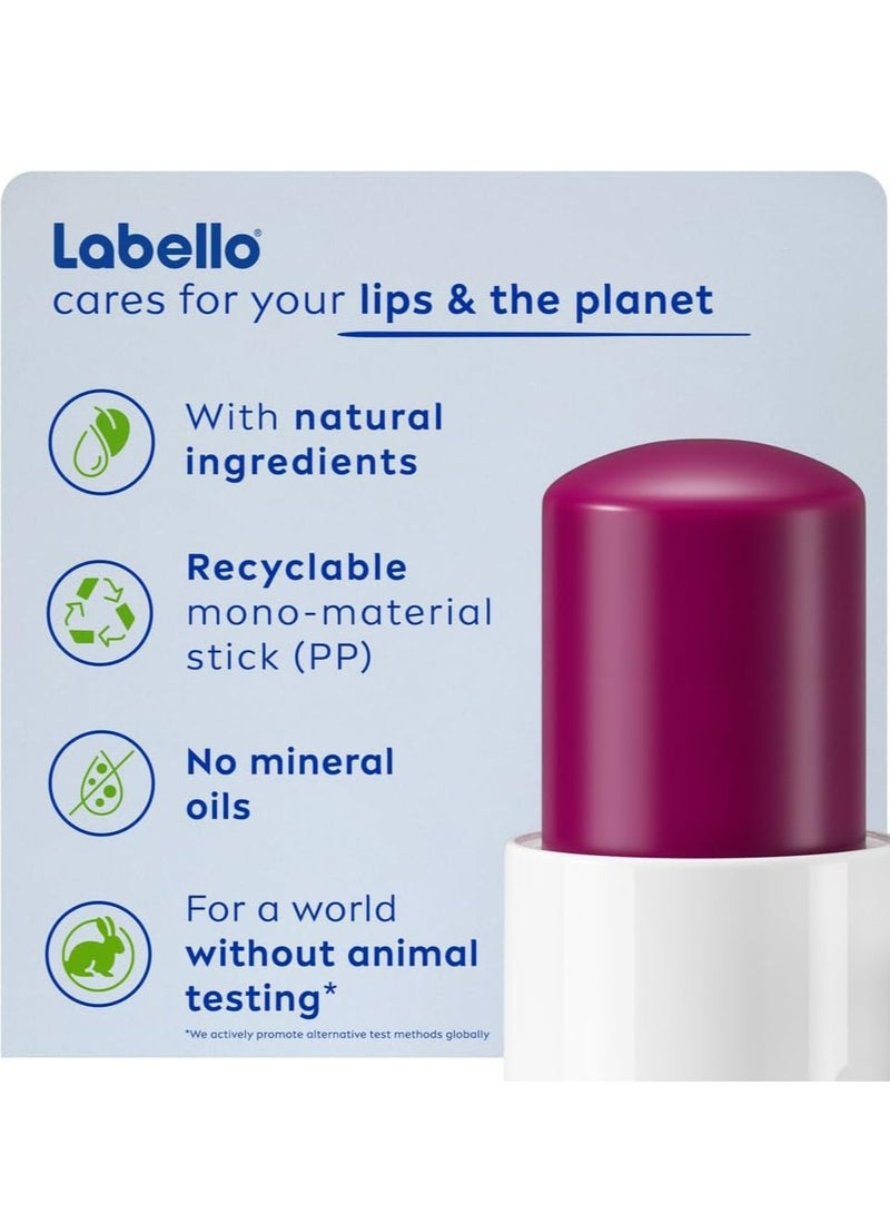 Labello Lip Balm Moisturising Lip Care Blackberry Shine 4.8 g - Image 3