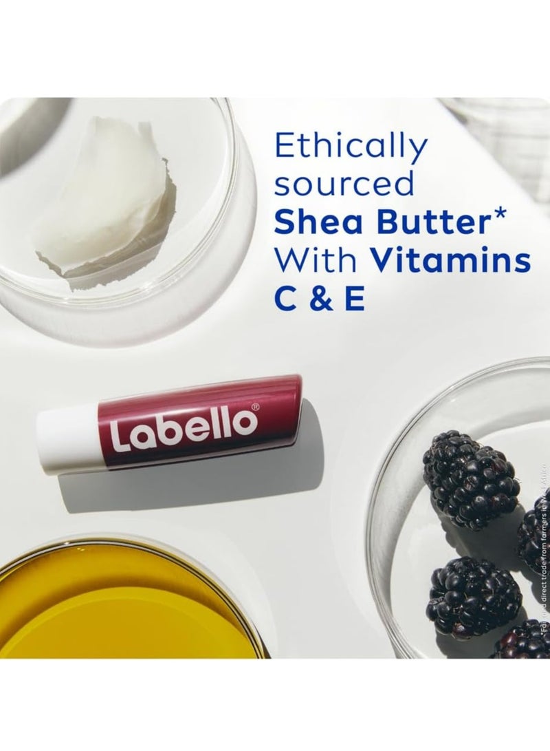 Labello Lip Balm Moisturising Lip Care Blackberry Shine 4.8 g - Image 4