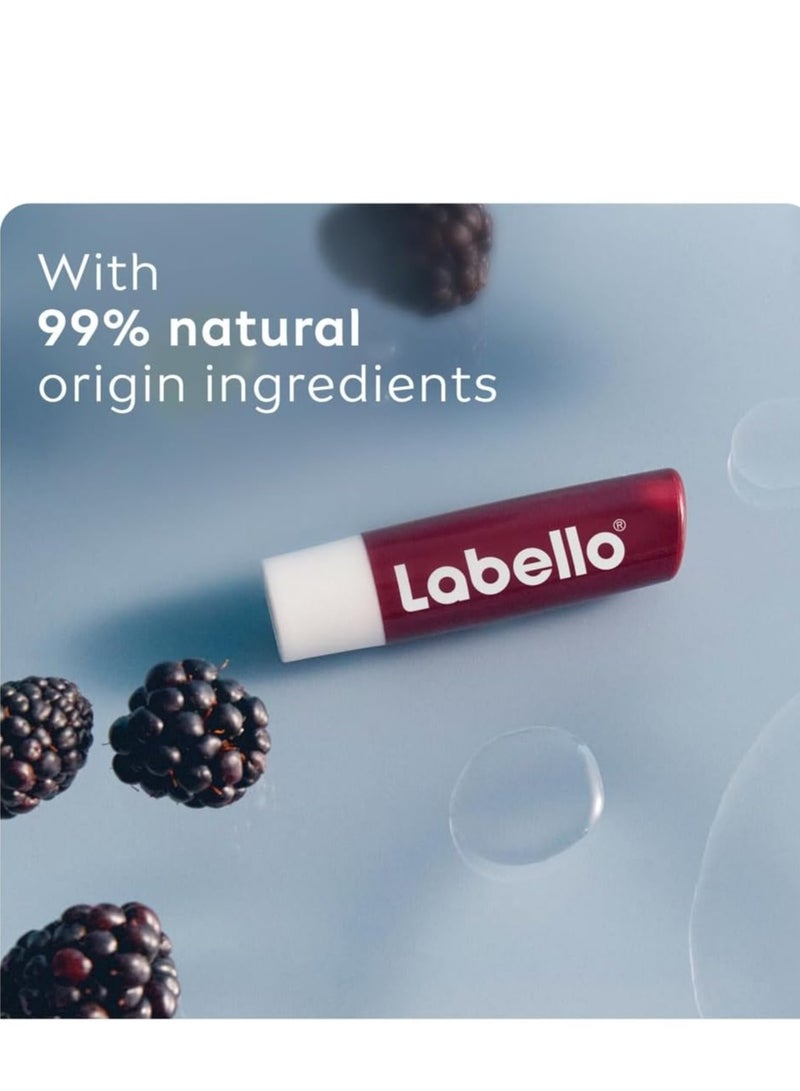 Labello Lip Balm Moisturising Lip Care Blackberry Shine 4.8 g - Image 2