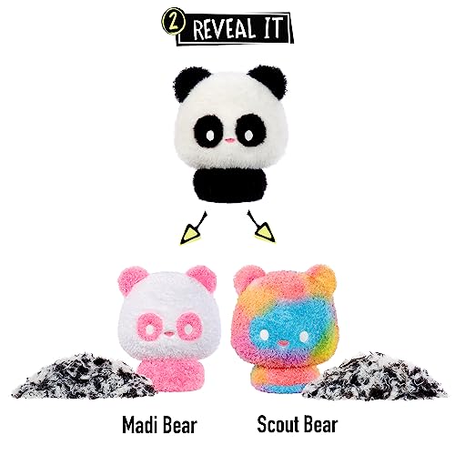 Fluffie Stuffiez Panda Large Collectible Feature Plush 11" - Surprise Reveal Unboxing with Huggable ASMR Fidget DIY Fur Pulling, Ultra Soft Fluff - Image 4