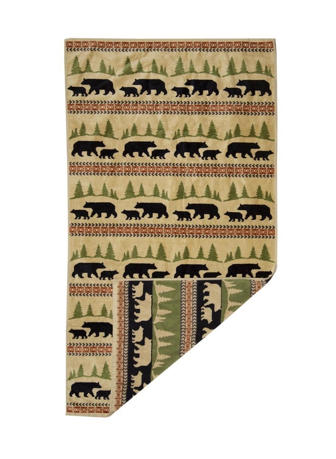 Carstens, Inc. Bear Rustic Décor Bath Towel - Image 1